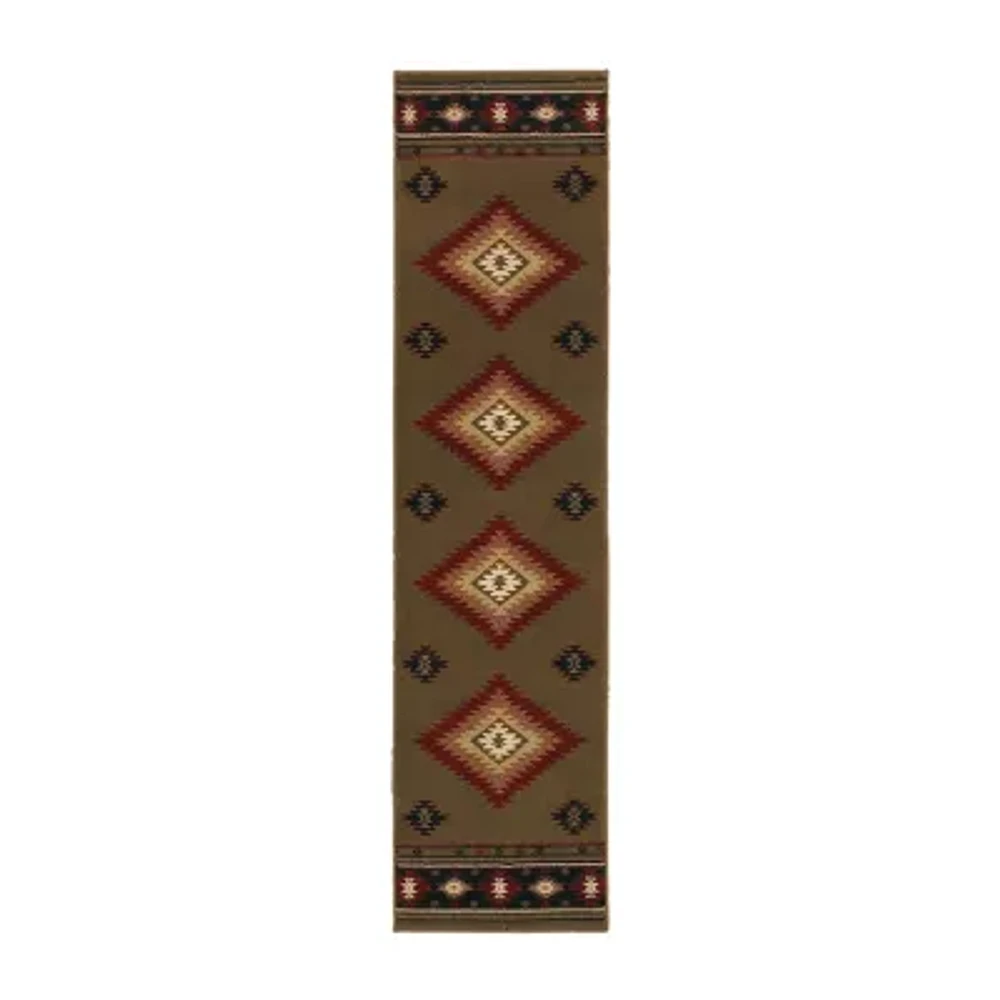 Covington Home Harlow Southwest Lodge 22"X90" Indoor Rectangular Runner