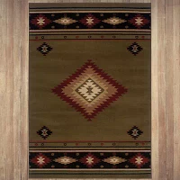 Covington Home Harlow Southwest Lodge 46"X65" Indoor Rectangular Accent Rug