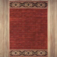 Covington Home Willow Southwestern Border 46"X65" Indoor Rectangular Accent Rug