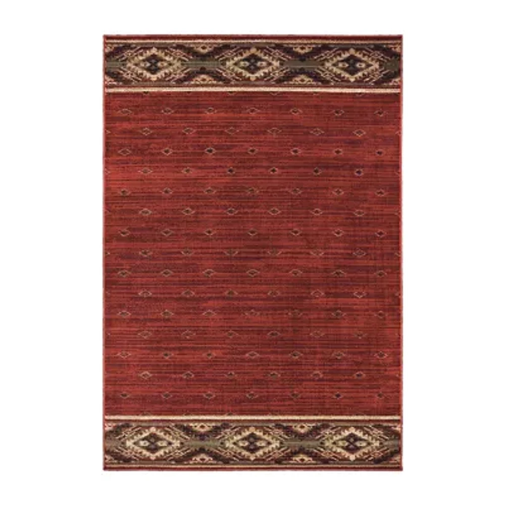 Covington Home Willow Southwestern Border 46"X65" Indoor Rectangular Accent Rug