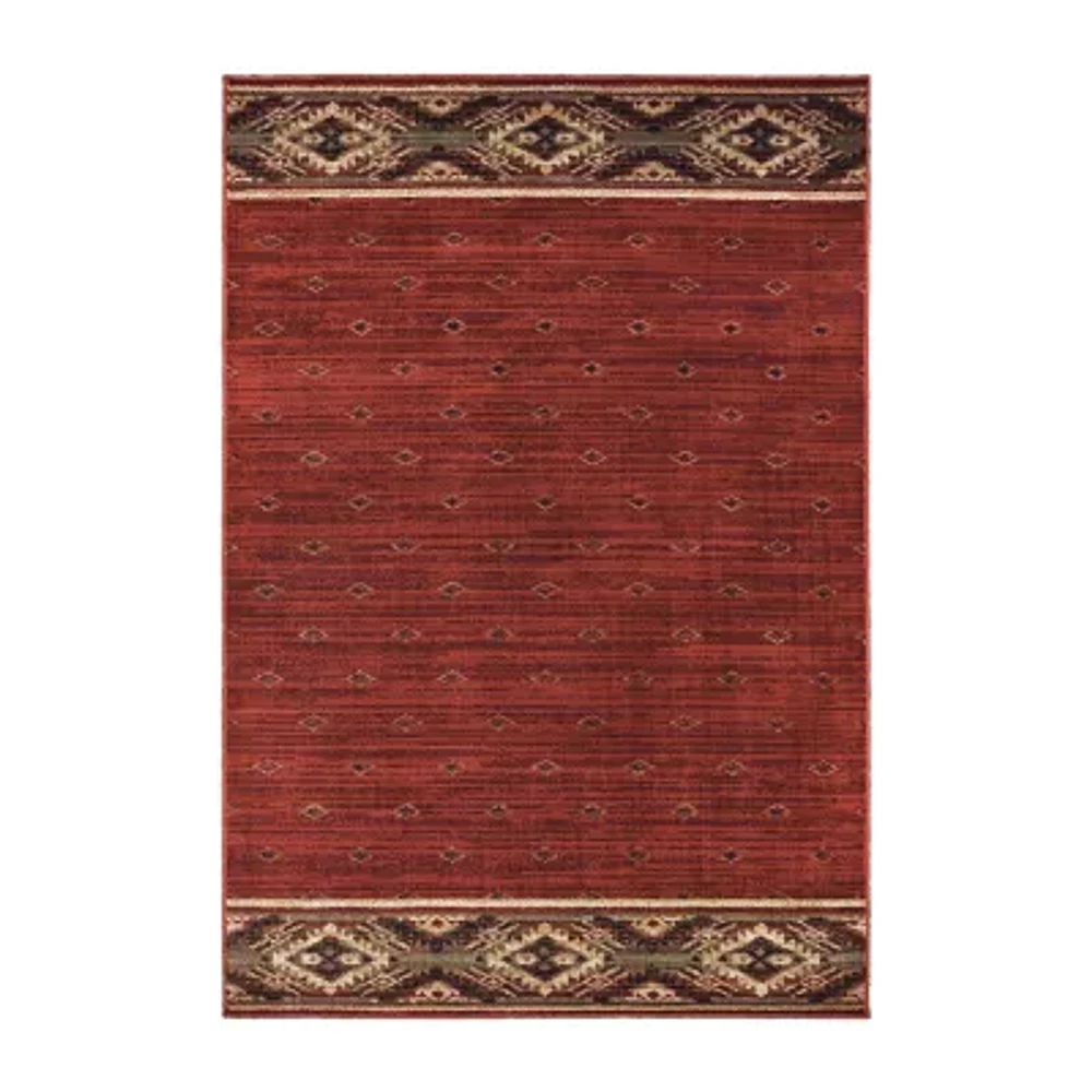 Covington Home Willow Southwestern Border Indoor Rectangular Area Rug