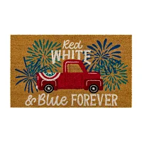 Mohawk Home Patriotic Forever Coir Indoor Outdoor Rectangular Doormats