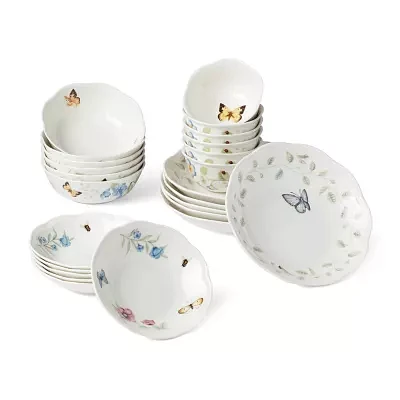 Lenox Butterfly Meadow 24-pc. Porcelain Bowl Set