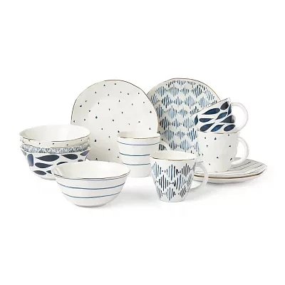 Lenox Blue Bay 12-pc. Porcelain Dinnerware Set