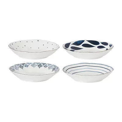 Lenox Blue Bay 4-pc. Porcelain Pasta Bowl