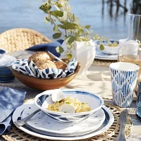 Lenox Blue Bay Melamine 16-pc. Melamine Dinnerware Set