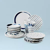 Lenox Blue Bay Melamine 16-pc. Melamine Dinnerware Set