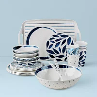 Lenox Blue Bay 20-pc. Melamine Dinnerware Set