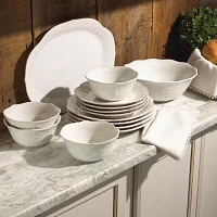 Lenox French Perle White 12-pc. Stoneware Dinnerware Set