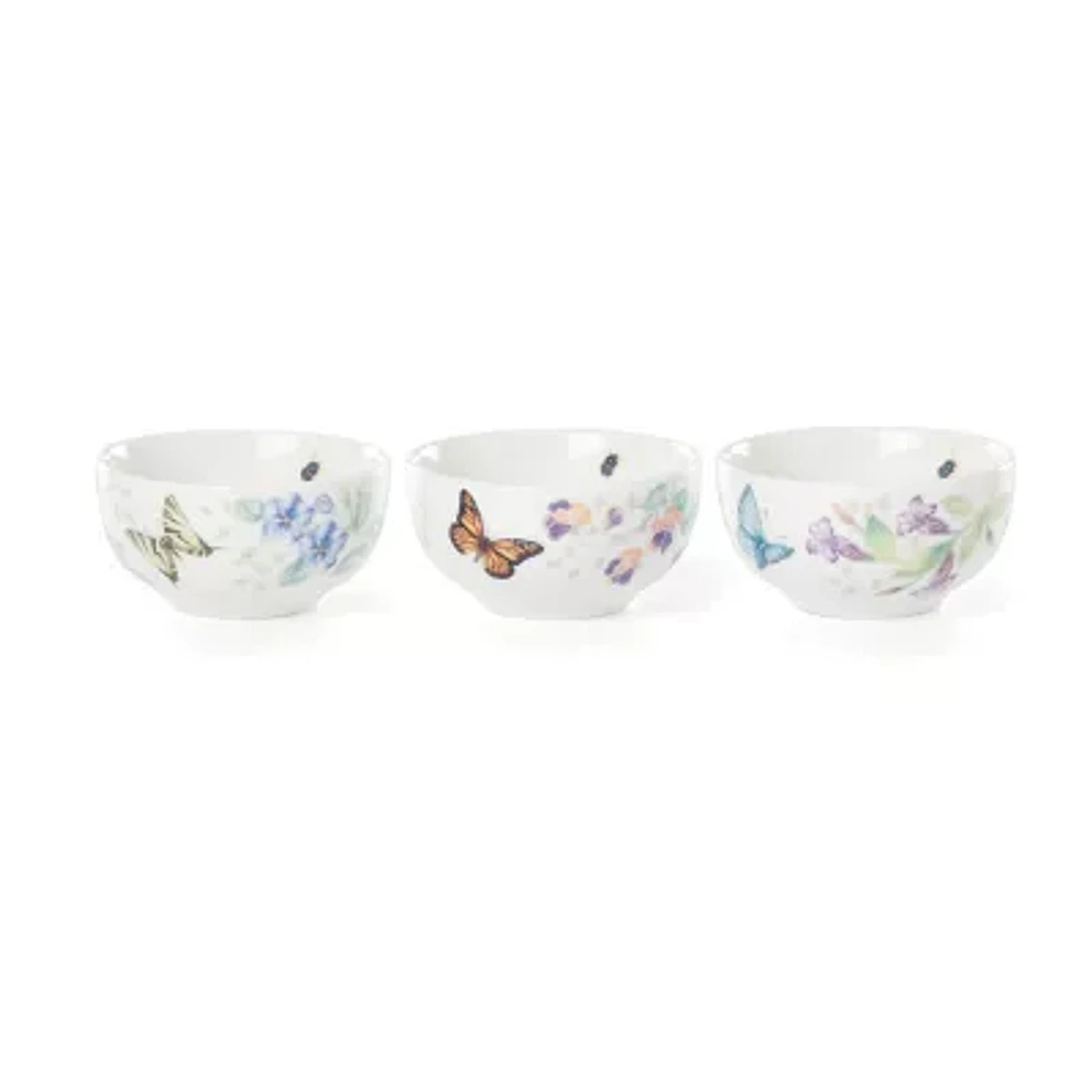 Lenox Butterfly Meadow 3-pc. Porcelain Serving Bowl