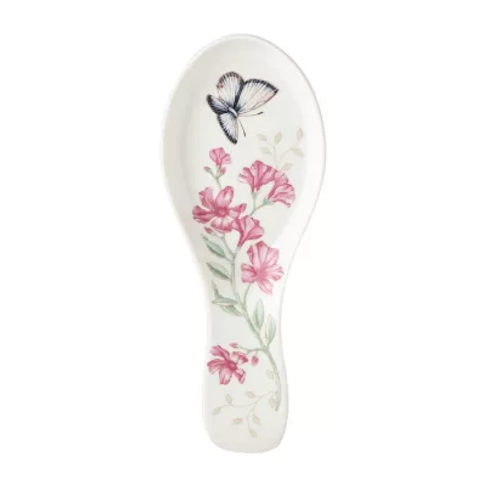 Lenox Butterfly Meadow Porcelain Spoon Rest