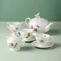 Lenox Butterfly Meadow 7pc. Porcelain Tea Set