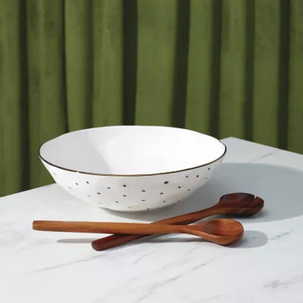 Lenox Blue Bay Salad Server Porcelain