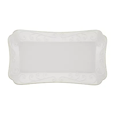 Lenox French Perle White Stoneware Serving Tray