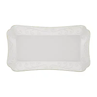 Lenox French Perle White Stoneware Serving Tray