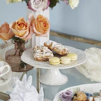Lenox French Perle White Stoneware Cake Stands
