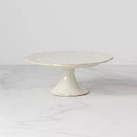 Lenox French Perle White Stoneware Cake Stands