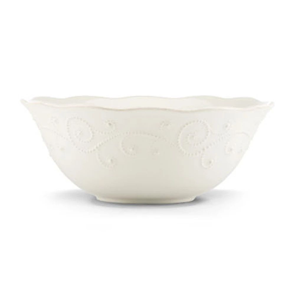 Lenox French Perle White Stoneware Serving Bowl