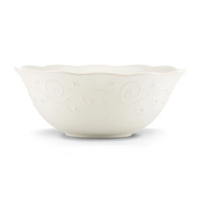 Lenox French Perle White Stoneware Serving Bowl