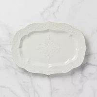 Lenox French Perle White Stoneware Serving Platter
