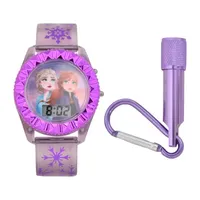 Disney Frozen Girls Digital Purple 2-pc. Watch Boxed Set Fzn45025jc