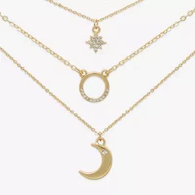 Mixit Gold Tone 3-pc. Moon Star Jewelry Set