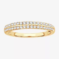 CT. T.W. Natural White Diamond 10K Gold Anniversary Wedding Band