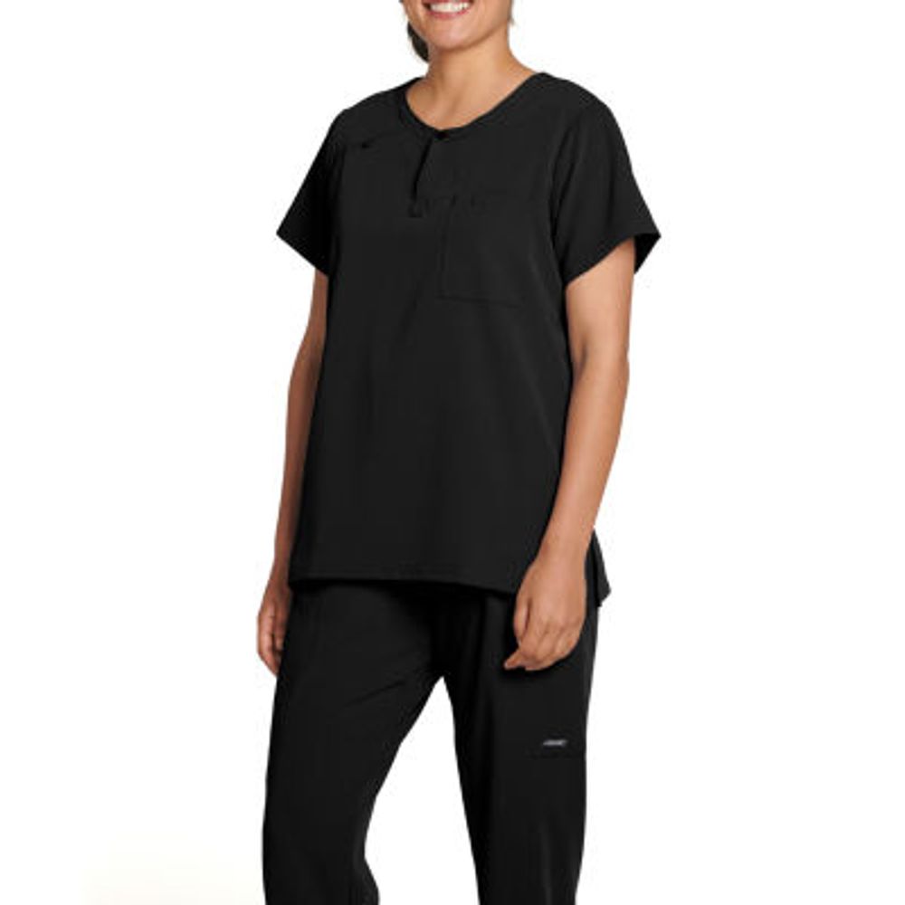 Jockey 2299 Womens Plus V Neck Stretch Fabric Short Sleeve Scrub Top -  JCPenney