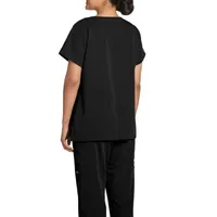 Jockey 2480 Sleek Womens Henley Neck Stretch Fabric Short Sleeve Scrub Top