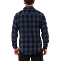 Smiths Workwear Mens Regular Fit Long Sleeve Flannel Shirt