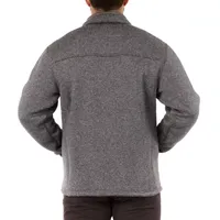 Smiths Workwear Sherpa Lined Mock Neck Sweater Fleece Mens Jacket