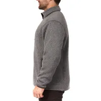 Smiths Workwear Sherpa Lined Mock Neck Sweater Fleece Mens Jacket