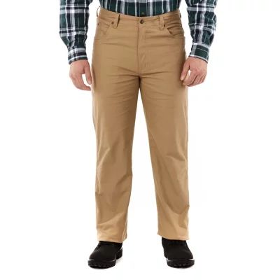 Smiths Workwear Print Fleece Lined 5 Pocket Canvas Mens Regular Fit Pant
