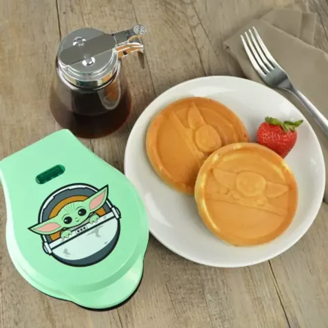  Uncanny Brands Star Wars The Mandalorian The Child Waffle  Maker- Baby Yoda Waffles: Home & Kitchen