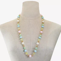 Liz Claiborne Simulated Pearl 30 Inch Strand Necklace