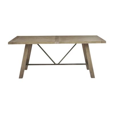INK+IVY Sonoma Kitchen Collection Rectangular Wood-Top Dining Table