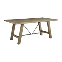 INK+IVY Sonoma Kitchen Collection Rectangular Wood-Top Dining Table