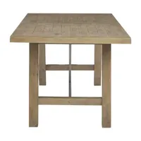 INK+IVY Sonoma Kitchen Collection Rectangular Wood-Top Dining Table