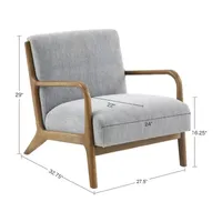 INK+IVY Novak Mid Century Modern Lounge Chair