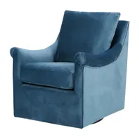 Madison Park Morton Upholstered Swivel Armchair