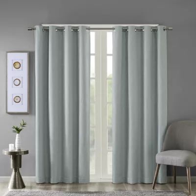 Sunsmart Arlie Grommet Top Energy Saving Blackout Single Curtain Panels