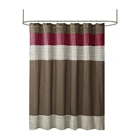 Madison Park Monroe Pleated Shower Curtain