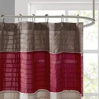 Madison Park Monroe Pleated Shower Curtain