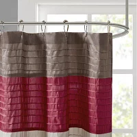 Madison Park Monroe Pleated Shower Curtain