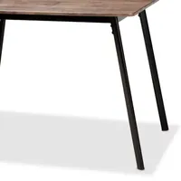 Calder Square Wood-Top Dining Table