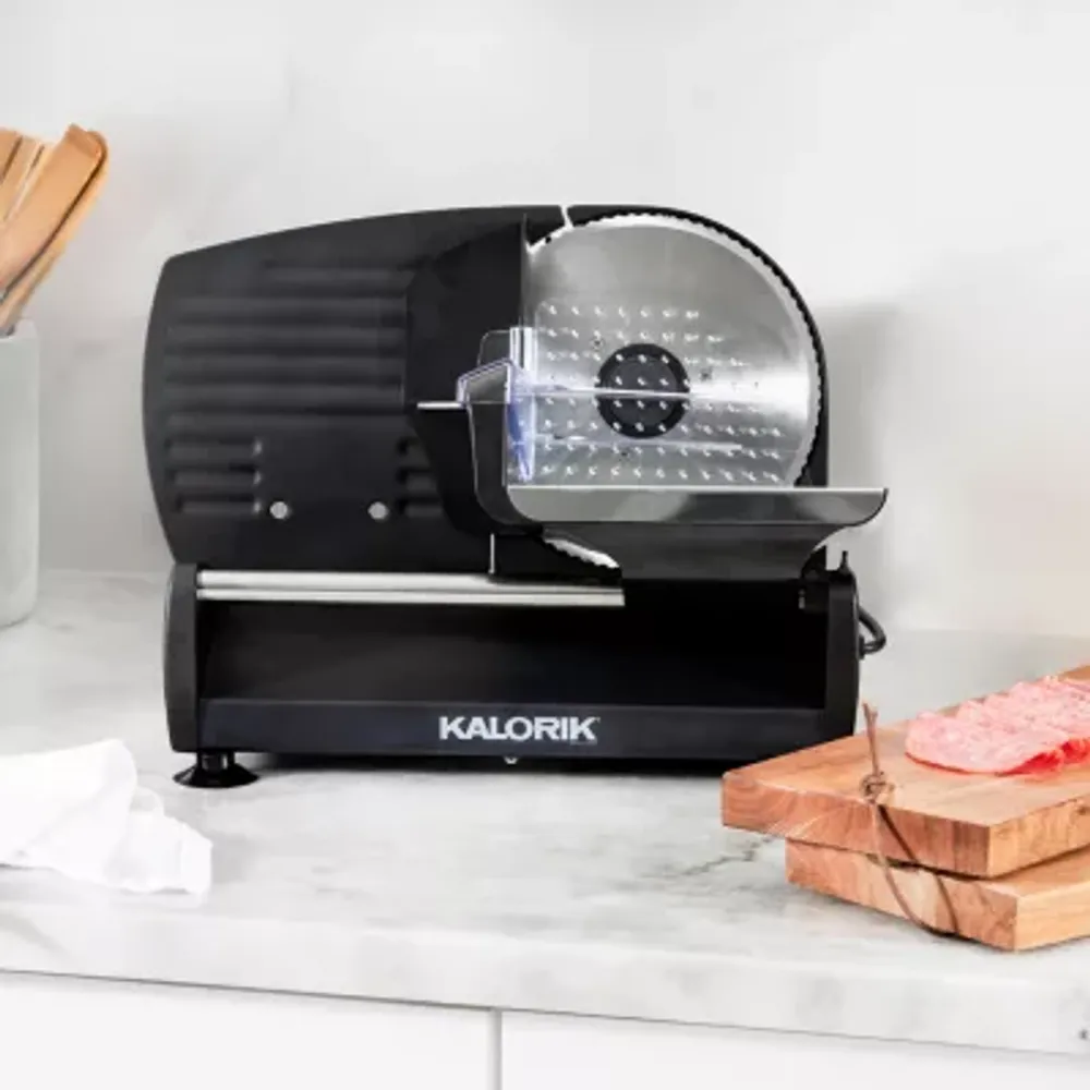 Kalorik® 200 Watts Professional Food Slicer Black