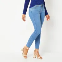 Bold Elements Womens Mid Rise Skinny Fit Jean