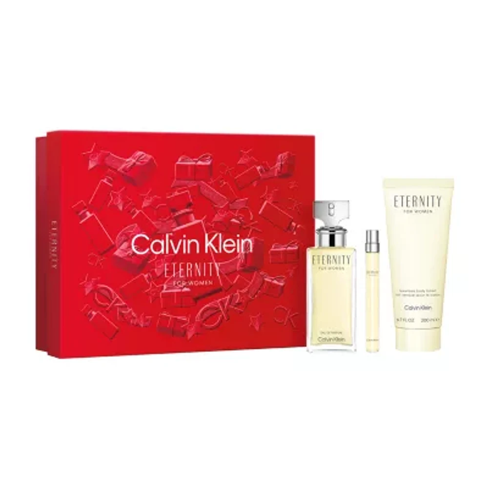 Calvin Klein Eternity For Women Eau De Parfum 3-Pc Gift Set ($177 Value)