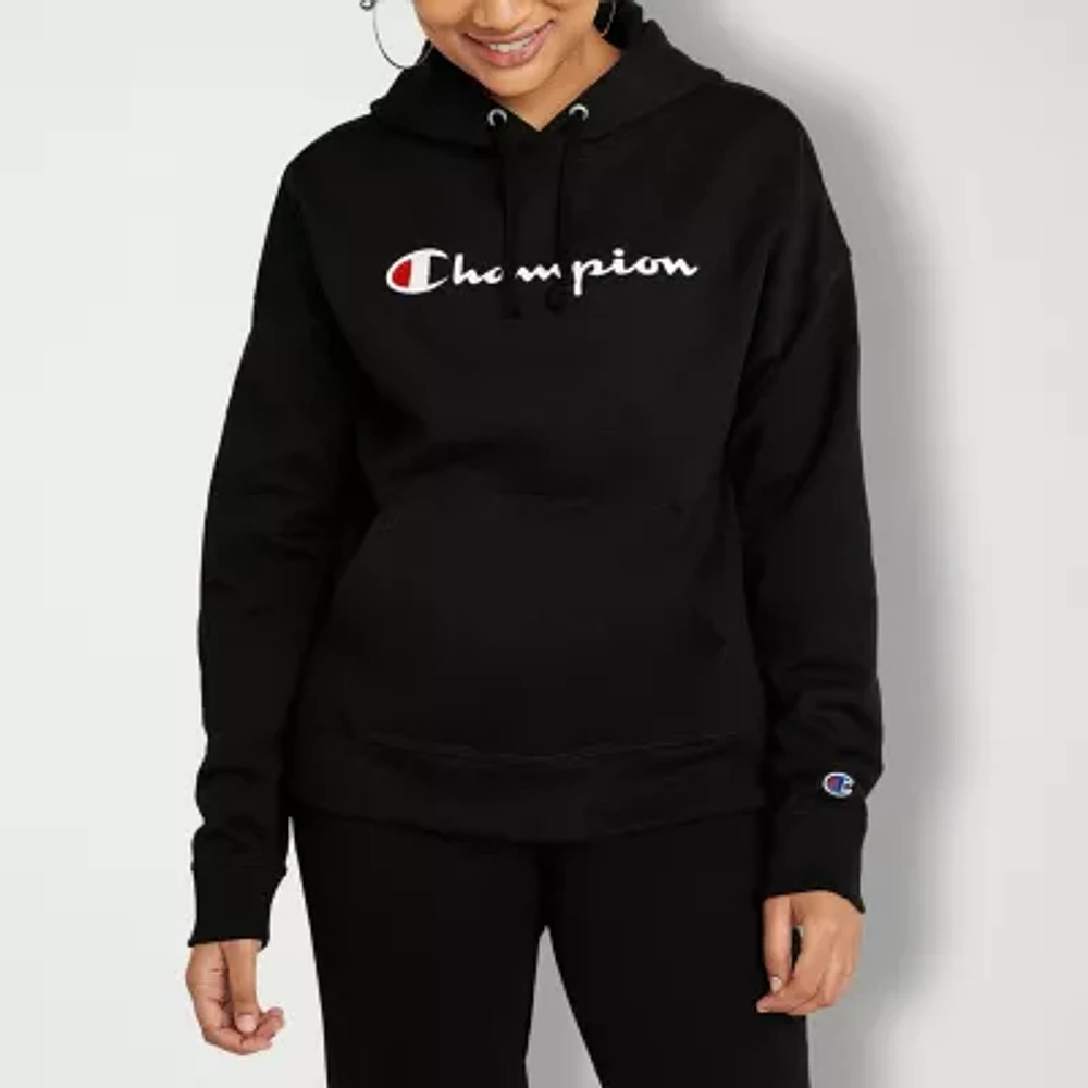 Champion Powerblend Graphic Logo Hoodie