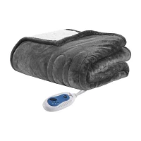 Woolrich Heated Automatic Shut Off Washable Lightweight Electric Throws